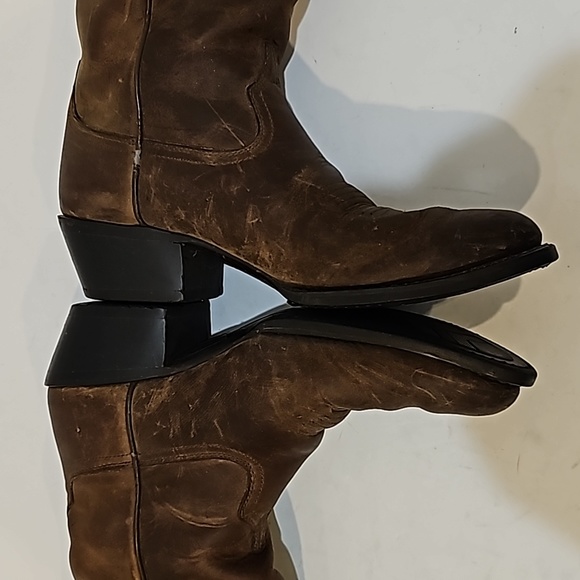 Ariat Sedona Brown Leather Cowboy Western Boots Men’s 10.5 D - Picture 7 of 16